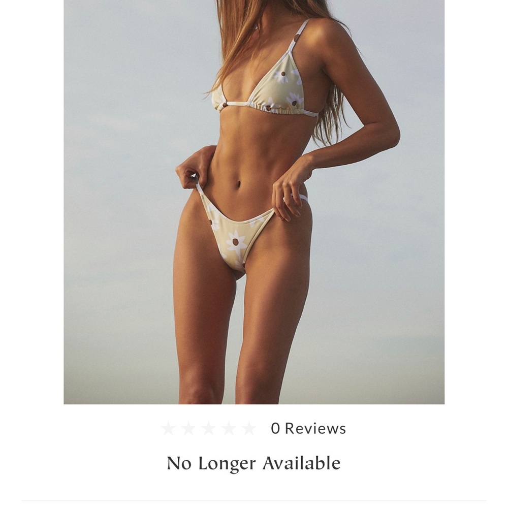 Zulu & Zephyr Free People Bikini Bottoms in Paper Flower print